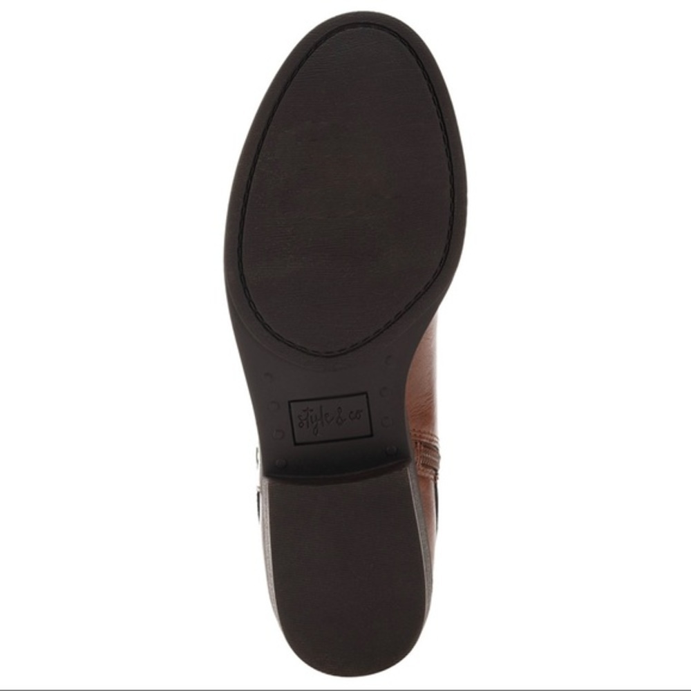 New Style & Co Madixe Riding Boots Brown​ - Picture 5 of 6